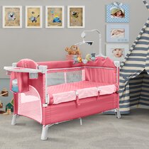 Baby 2025 pink crib